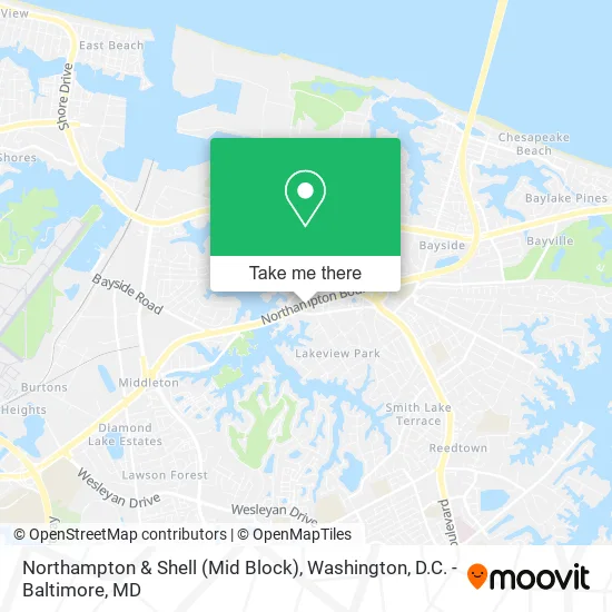 Northampton & Shell (Mid Block) map