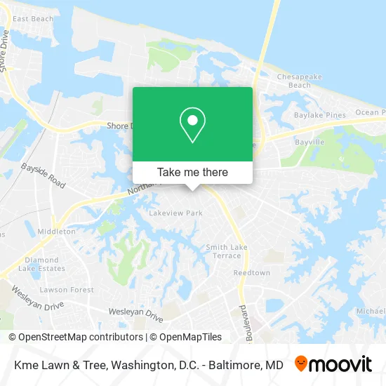 Kme Lawn & Tree map