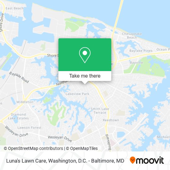 Luna's Lawn Care map