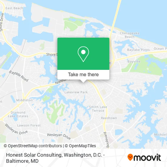 Honest Solar Consulting map