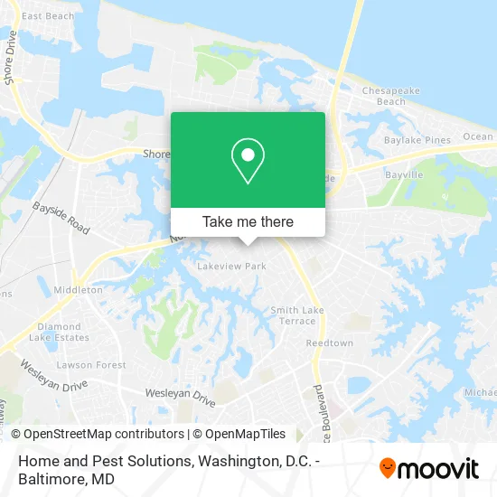 Home and Pest Solutions map