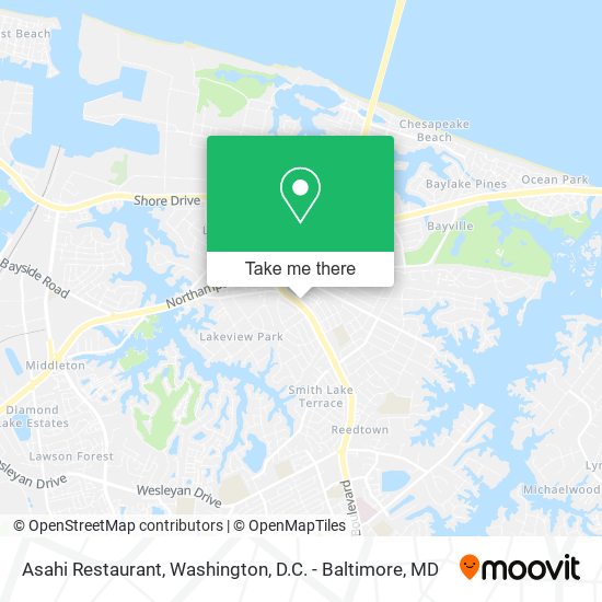 Asahi Restaurant map