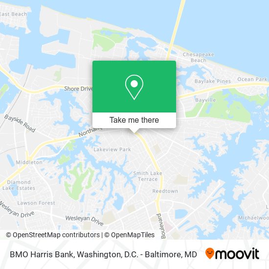 BMO Harris Bank map