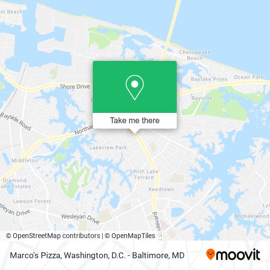Marco's Pizza map