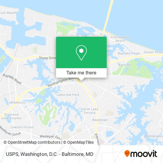 Mapa de USPS