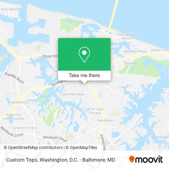Custom Tops map