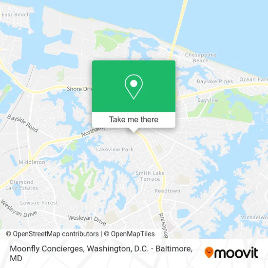 Moonfly Concierges map