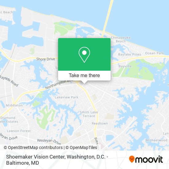 Shoemaker Vision Center map