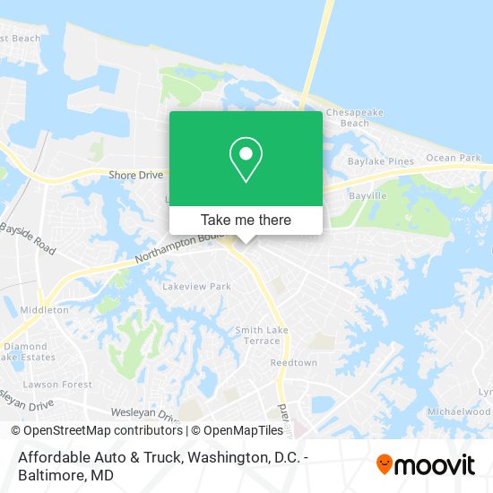 Mapa de Affordable Auto & Truck