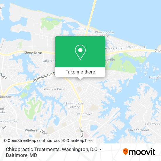 Chiropractic Treatments map