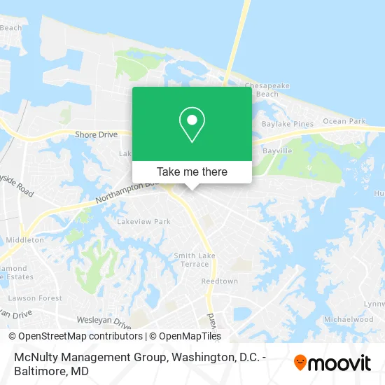 McNulty Management Group map