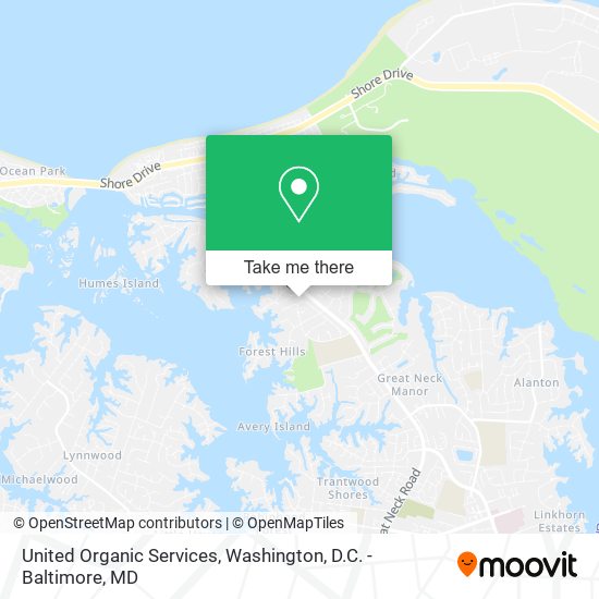 United Organic Services map