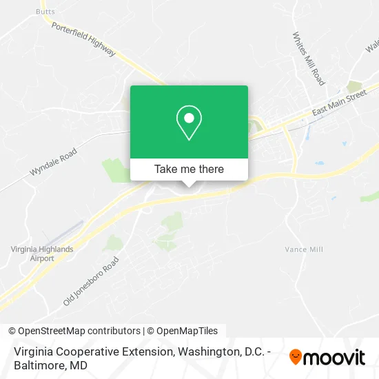 Virginia Cooperative Extension map