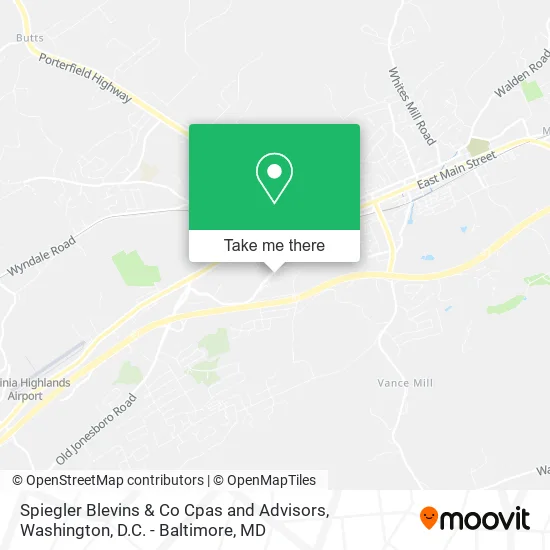 Spiegler Blevins & Co Cpas and Advisors map