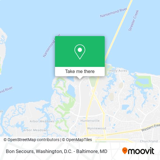 Bon Secours map