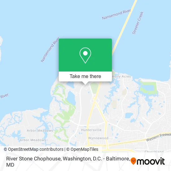 River Stone Chophouse map