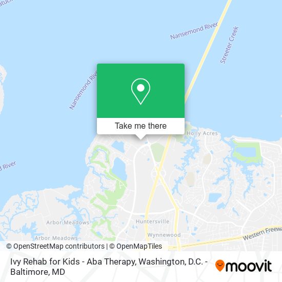 Mapa de Ivy Rehab for Kids - Aba Therapy