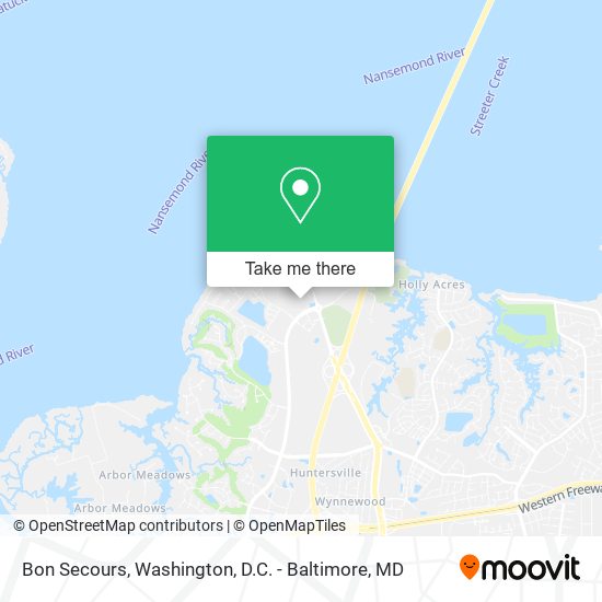 Mapa de Bon Secours