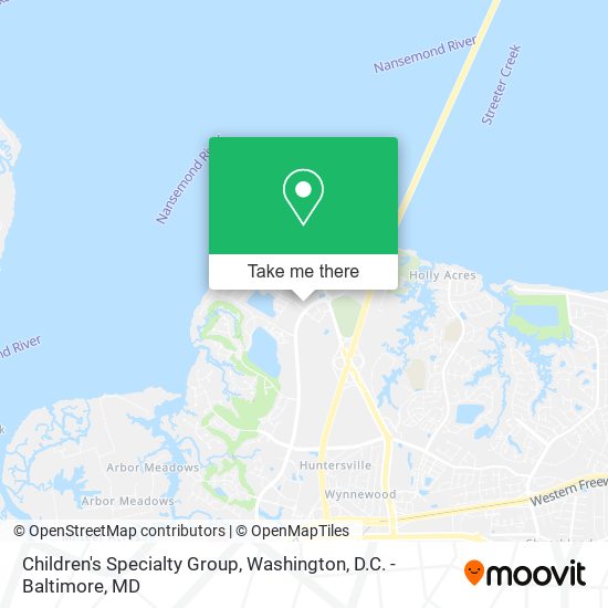 Children's Specialty Group map