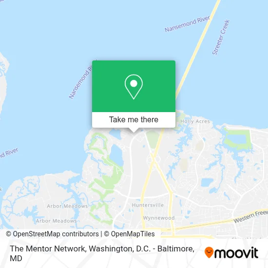 The Mentor Network map