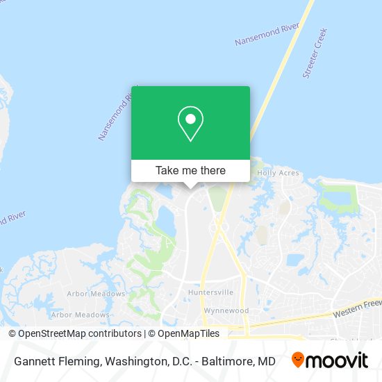 Gannett Fleming map