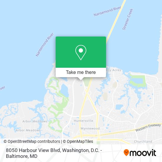 Mapa de 8050 Harbour View Blvd