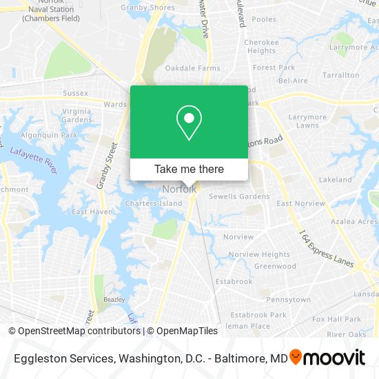 Eggleston Services map
