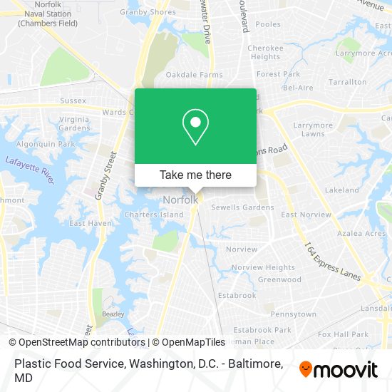 Plastic Food Service map