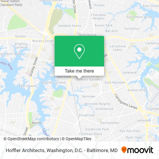 Hoffler Architects map