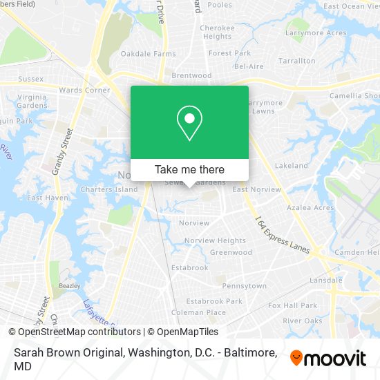 Sarah Brown Original map