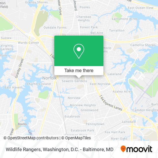 Wildlife Rangers map