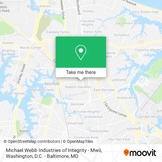Mapa de Michael Webb Industries of Integrity - Mwii