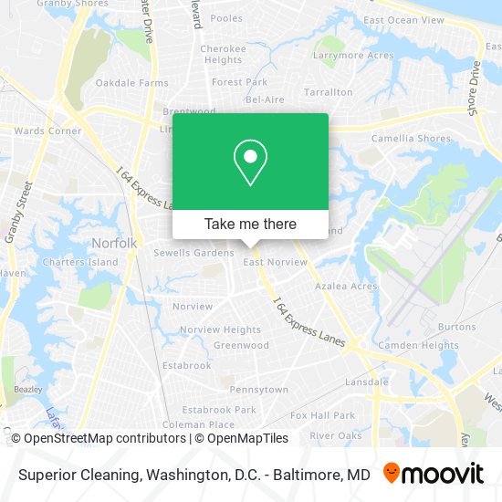 Superior Cleaning map