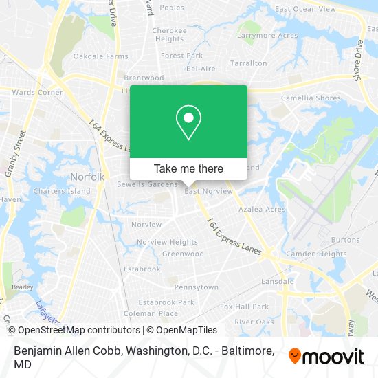 Mapa de Benjamin Allen Cobb