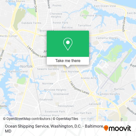 Mapa de Ocean Shipping Service