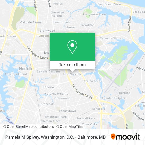 Mapa de Pamela M Spivey
