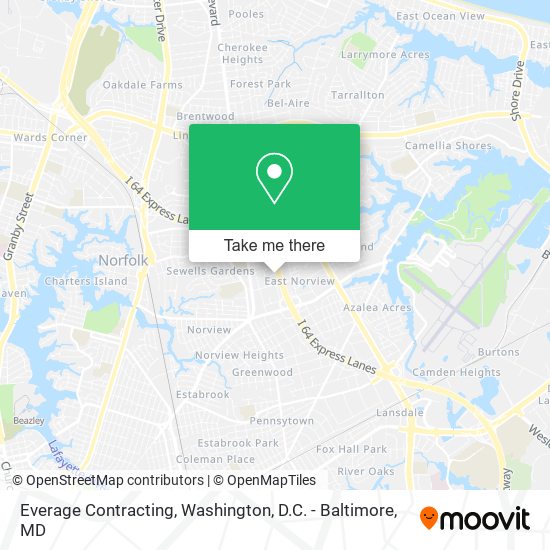 Everage Contracting map