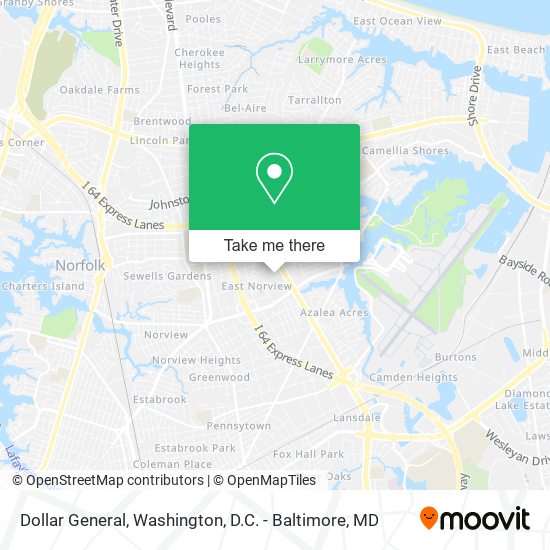 Dollar General map
