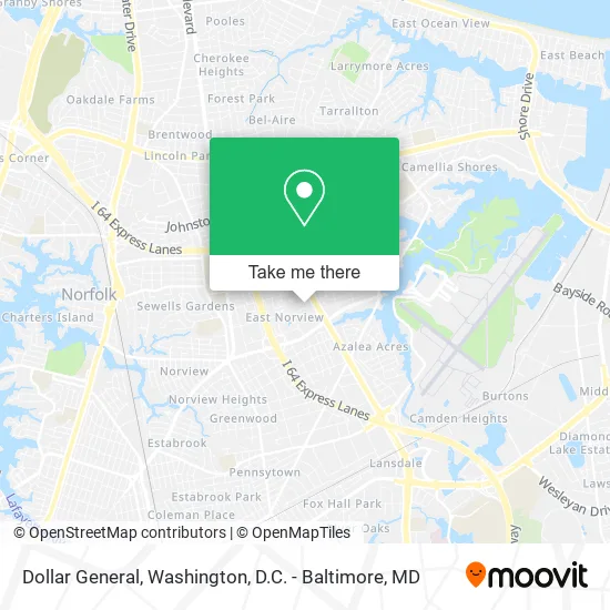 Dollar General map