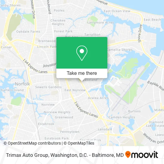 Trimax Auto Group map