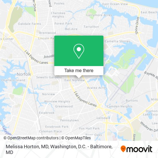 Mapa de Melissa Horton, MD