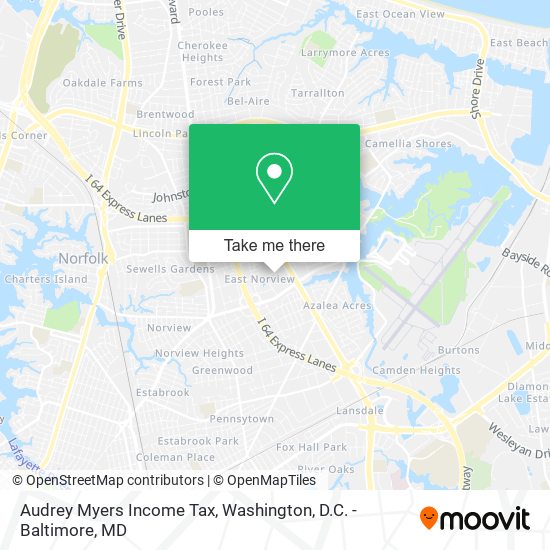 Audrey Myers Income Tax map