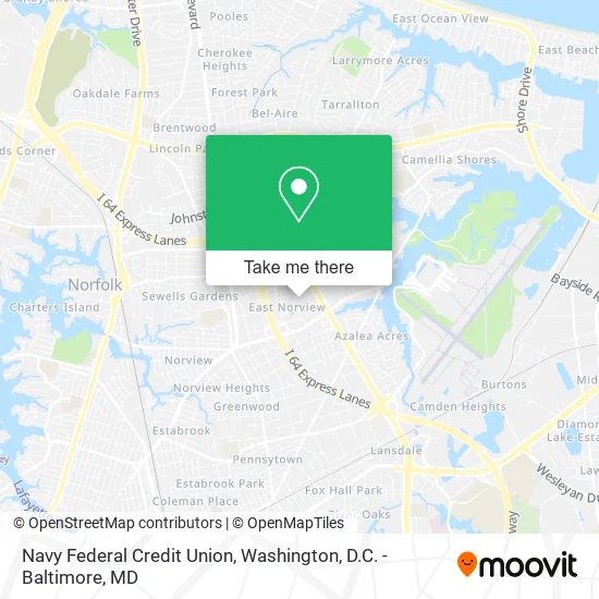 Navy Federal Credit Union map