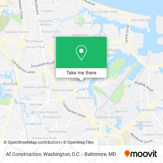 Af Construction map