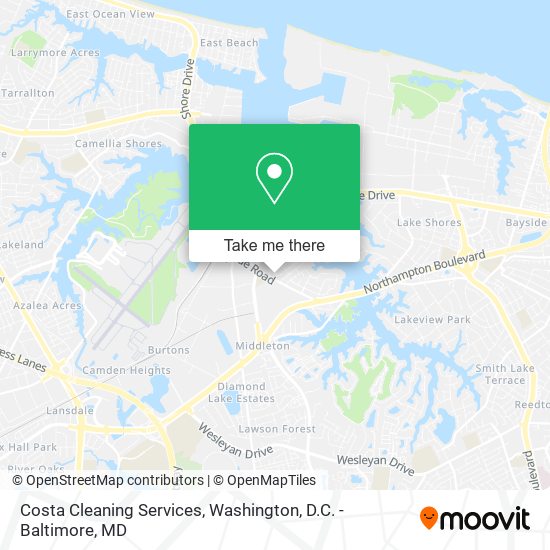 Costa Cleaning Services map