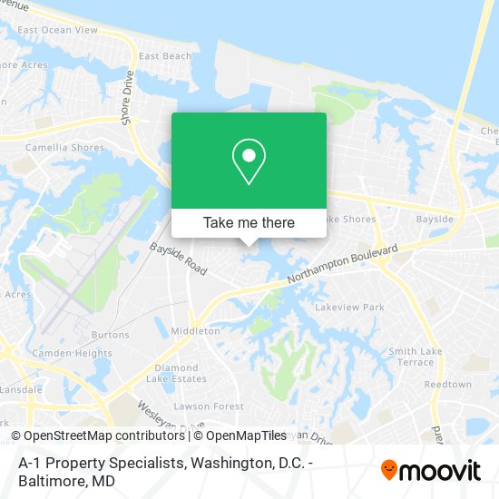 A-1 Property Specialists map