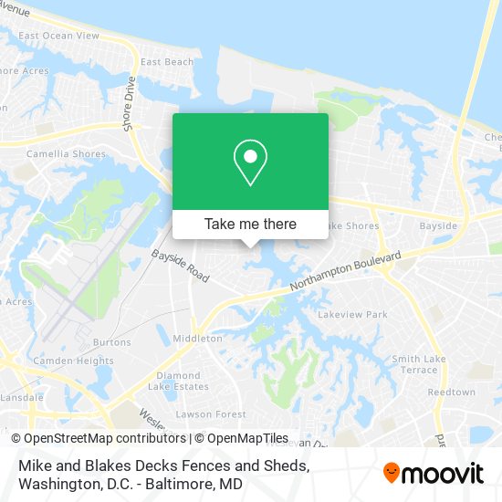 Mike and Blakes Decks Fences and Sheds map