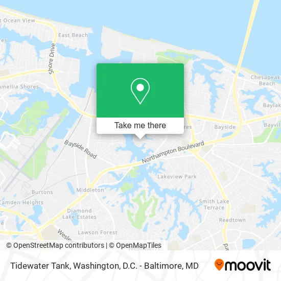 Tidewater Tank map