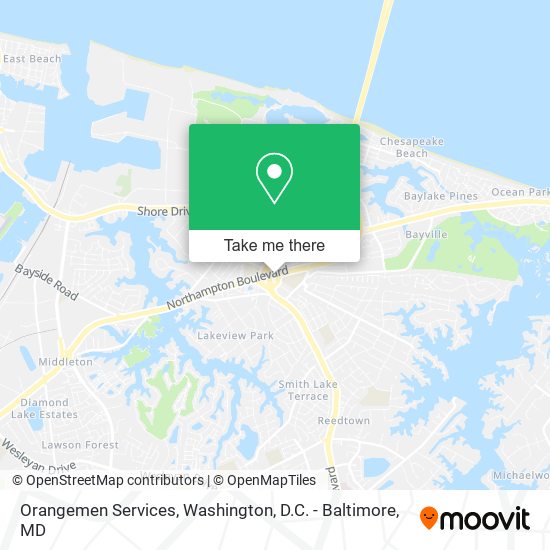 Orangemen Services map