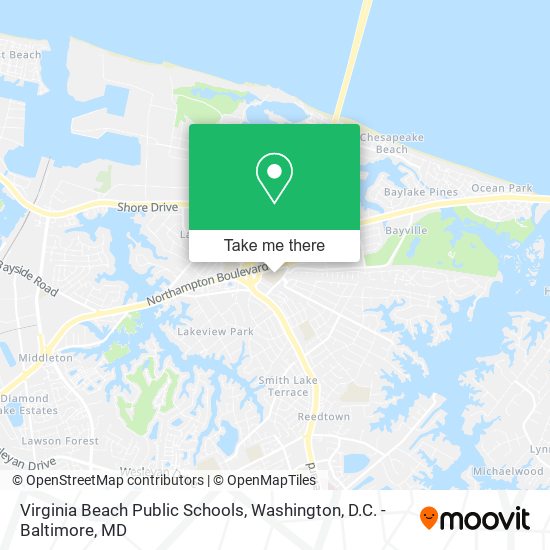Virginia Beach Public Schools map